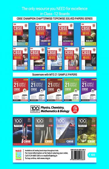 MTG CBSE 10 Years Chapterwise Topicwise Solved Papers Class 12 English Core - CBSE Champion For Exam 2023 (Paperback MTG Editorial Board)