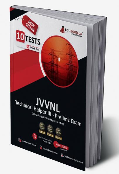 JVVNL Technical Helper III Recruitment Exam 2023 (English Edition) - 10 Full Length Mock Tests (1000 Solved Objective Questions) with Free Access To Online Tests
