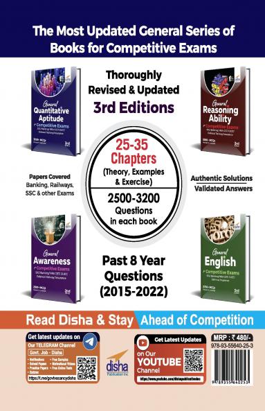 General Quantitative Aptitude for Competitive Exams - SSC/ Banking/ NRA CET/ CUET/ Defence/ Railway/ Insurance - 3rd Edition