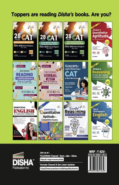 MAT 12 Years Topic-wise Previous Year Solved Papers (2011 - 2022) 9th Edition | Management Aptitude Test | 2400+ PYQs | Mathematical Skills Language Comprehension Critical Reasoning Indian & Global Environment