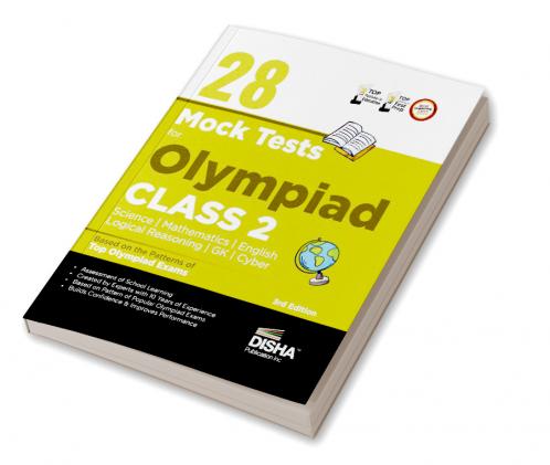 28 Mock Test Series for Olympiads Class 2 Science Mathematics English Logical Reasoning GK & Cyber 3rd Edition