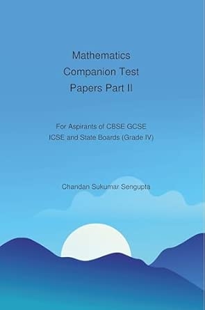 Mathematics Companion Test Papers Part II