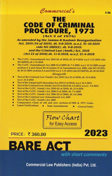 Criminal Procedure Code 1973 (as amended in 2023) (PB)