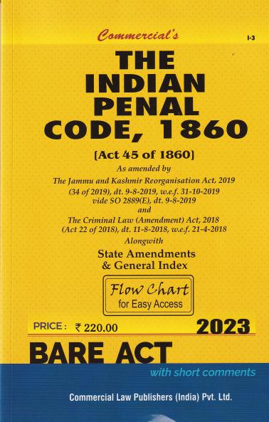 The Indian Penal Code 1860- 2023/Edition