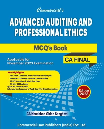 Advanced Auditing and Professional Ethics (MCQ's Book)