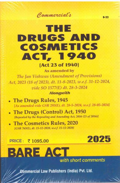 DRUGS AND COSMETICS ACT 1940