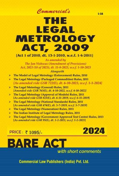 LEGAL METROLOGY ACT 2009