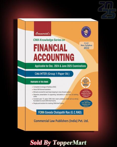 FINANCIAL ACCOUNTING 3RD EDITION 2024 (CMA INTER)