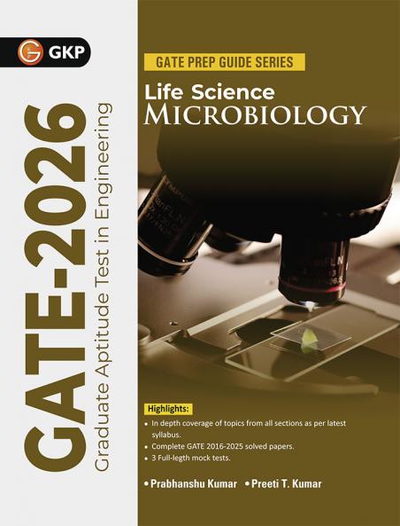 GKP GATE 2026 : Life Science - Microbiology - Guide