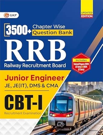 GKP RRB JE 2025-26 : Junior Engineer CBT I - 3500+ Chapter-wise Question Bank