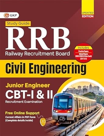 GKP RRB JE 2025-26 - Junior Engineer CBT -I & II - Civil Engineering - Guide