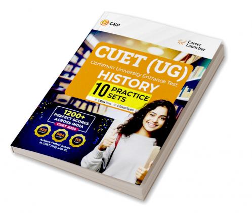 GKP NTA CUET-UG 2025 : 10 Practice Sets - History - ( 5 Mock Tests & 5 Solved Papers) by Career LauncherNTA