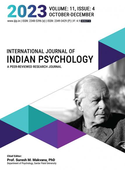 THE INTERNATIONAL JOURNAL OF INDIAN PSYCHOLOGY - VOLUME 11 ISSUE 4 - Booklet 13