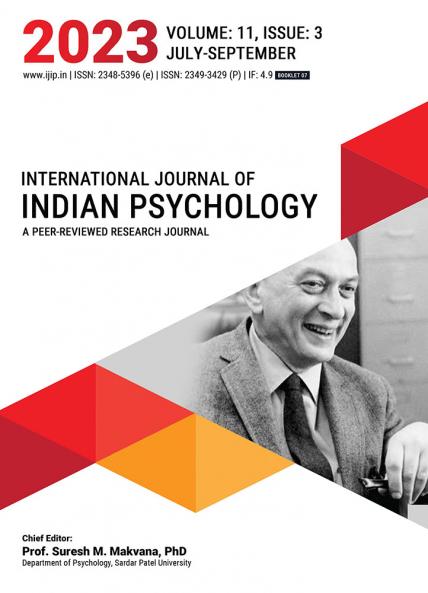 INTERNATIONAL JOURNAL OF INDIAN PSYCHOLOGY (VOLUME 11 ISSUE 3) BOOKLET NO 07