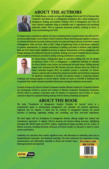 Foundations of Management Essential Principles for Success: A COMPREHENSIVE HANDBOOK ON PRINCIPALS OF MANAGEMENT