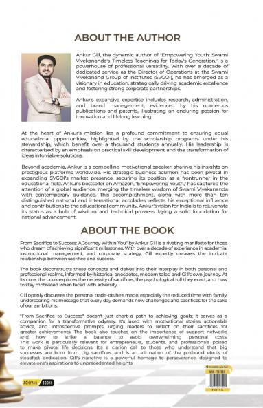 FROM SACRIFICE TO SUCCESS: A JOURNEY WITHIN YOU