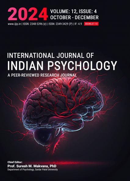 THE INTERNATIONAL JOURNAL OF INDIAN PSYCHOLOGY (VOLUME 12 ISSUE 4) Booklet 13
