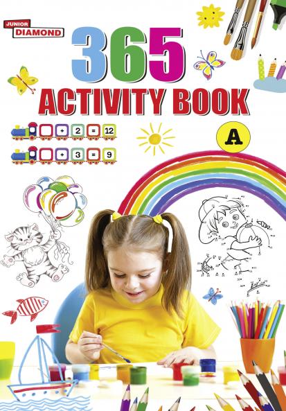 365 Activity Book for Kids | Match the Pair Find the Difference Puzzles Crosswords Join the Dots  Colouring Drawing and Brain Teasers