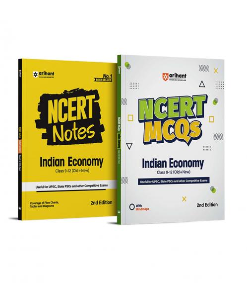 NCERT Notes & MCQs Indian Economy Class 9 -12 (Old + New)