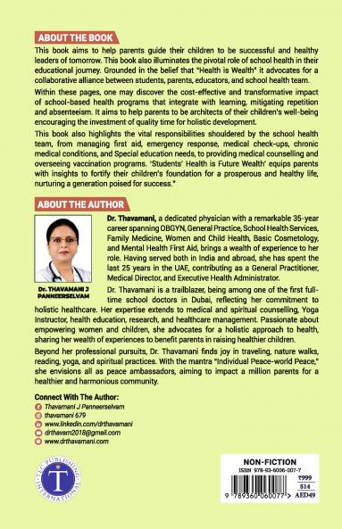 Student's Health is Future Wealth: Must-read Guide for Every Parent from a School In-house Doctor's Perspective