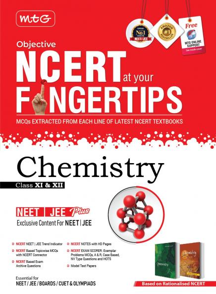 MTG Objective NCERT at your FINGERTIPS Chemistry - NCERT NEET/JEE Trend Indicator Notes with HD Pages Exam Archive & MCQs | NEET-JEE Books (Based on NCERT Latest Pattern For 2025 Exam)