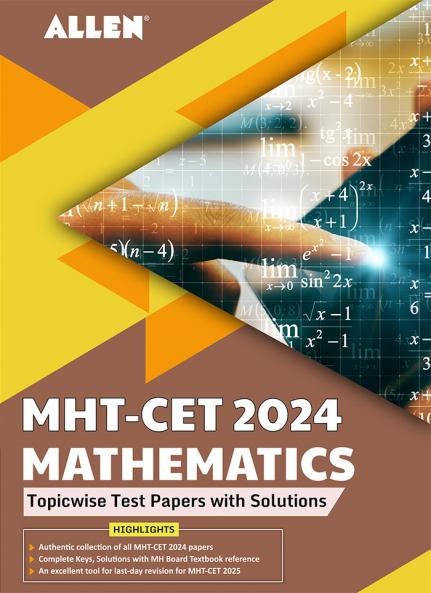 MHT-CET 2024 Mathematics Topicwise Test Papers with Solutions in English by ALLEN