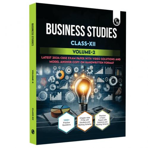 PW CBSE Class 12 Business Studies Volume 2 All CBSE Theoretical Concepts Mind maps and Concise Summary l CBSE 2024 Solved Paper included For 2025 Exam