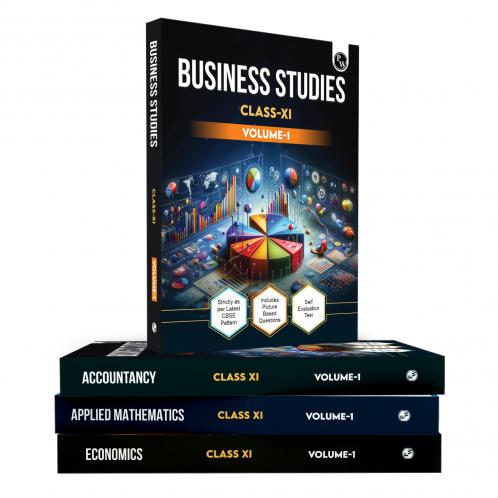 PW CBSE Class 11 Accountancy Volume 1 and 2 Business Studies Applied Mathematics Statistics for Economics Introductory Microeconomics Combo Set of 6 Books