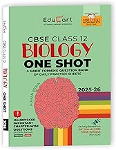 Educart CBSE Class 12 Biology One Shot Question Bank 2026 (Includes PYQs for 2025-26)