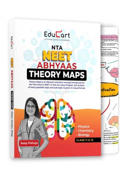 Educart NEET Abhyaas Theory Maps – Biology Physics and Chemistry (Visual Format for Ch-wise Full Revision of Every Possible Topic and Sub-Topic) For 2025 Entrance Exam