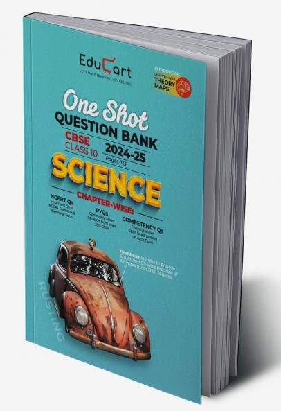 Educart CBSE Class 10 SCIENCE One Shot Question Bank 2024-25 (For 2025 Exam)
