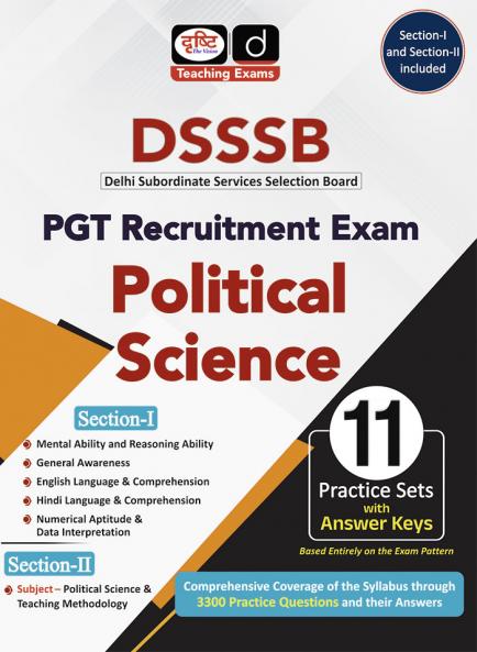 DRISHTI DSSSB PGT Political Science | Delhi Lecturer Exam Books
