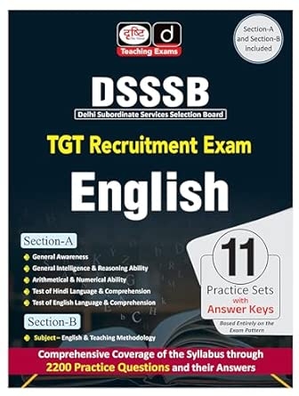 Drishti IAS DSSSB TGT English | Teachers Entrance Exam Books