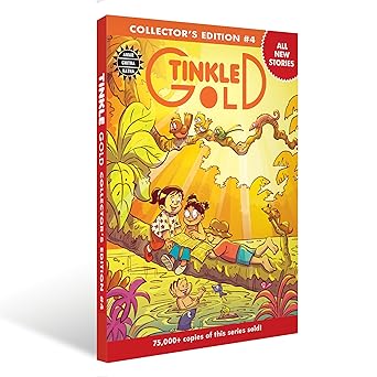 Tinkle Gold 4 | Classic Indian Comics for Kids | Story Books for Ages 5-10 | Fun and Educational | Bestselling Gift for Children | Tinkle Collection