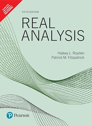 Real Analysis 5th edition