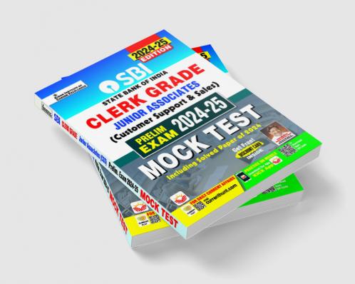 SBI Clerk Grade JA (CSS) Mock Test-E (20-Sets) Fresh 2024_(5198)
