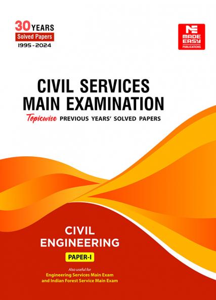 CSE Mains 2025: Civil Engineering Solved Paper-1 (1995-2024)