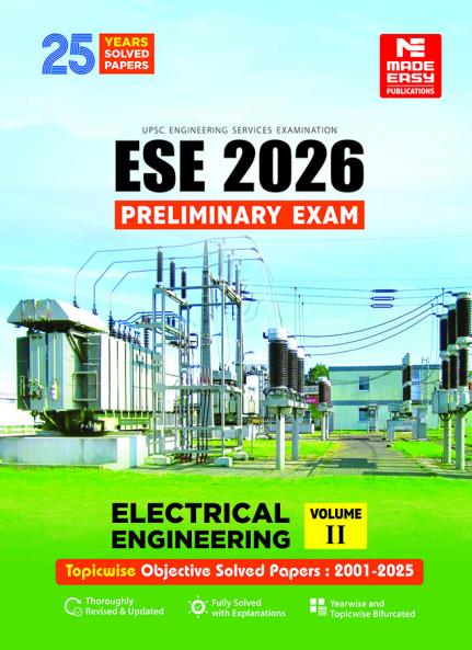 ESE 2026 Preliminary Exam: Electrical Engineering Objective Solved Paper Vol-2