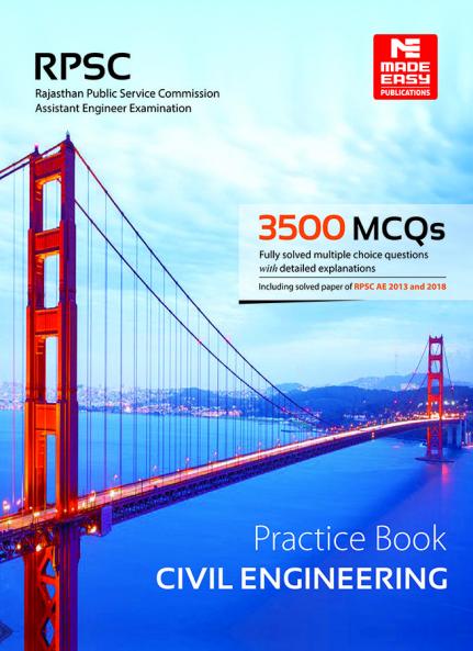 3500 MCQs for Rajasthan Public Service Commission -Assistant Engineer : Civil Engineering