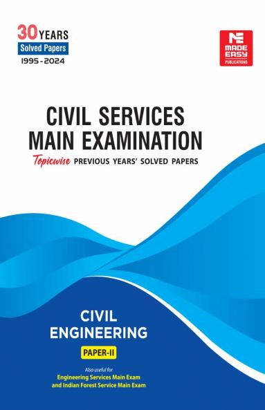 CSE Mains 2025: Civil Engineering Solved Paper-2 (1995-2024)