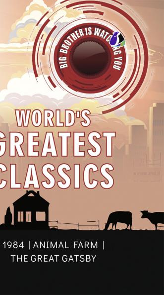 World’s Greatest Classic (Set of 3 Books) - 1984 We & The Great Gatsby - (DELUXE HARCOVER EDITION)