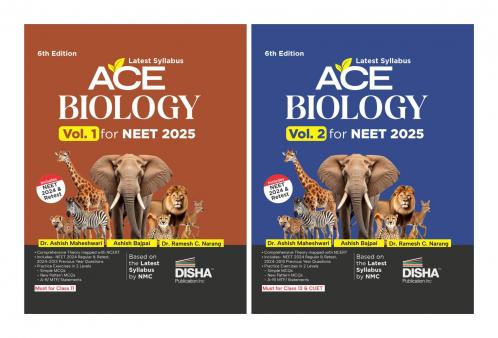 New Syllabus ACE Biology Vol. 1 & 2 for NEET 2025 - 6th Edition | Based on the new syllabus by NMC | 100% useful for CUET & Class 11/ 12