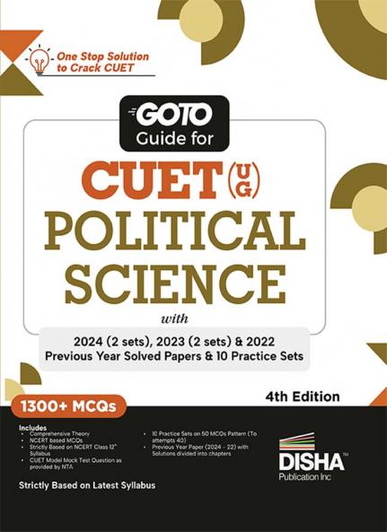 Guide CUET Political science 4th Edition-340