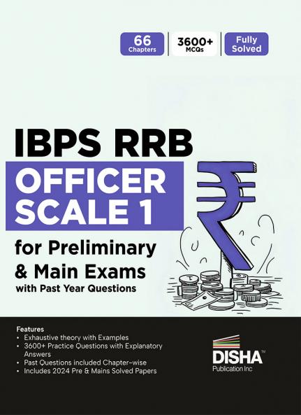 IBPS RRB Guide for Officer Scale 1 Preliminary & Main Exams with Past Year Questions 9th Edition | PYQs & Practice Exercises