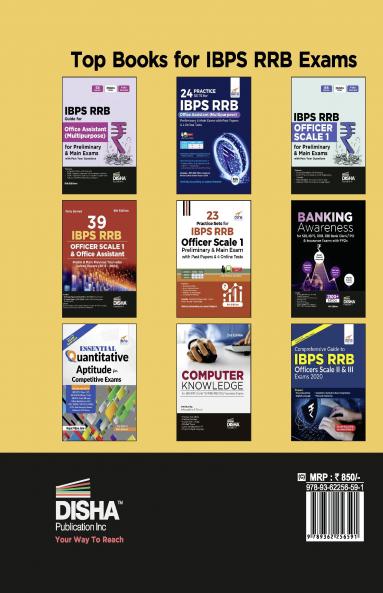 39 IBPS RRB Officer Scale 1 & Office Assistant Prelim & Main Previous Year-wise Solved Papers (2013 - 2024) 6th Edition