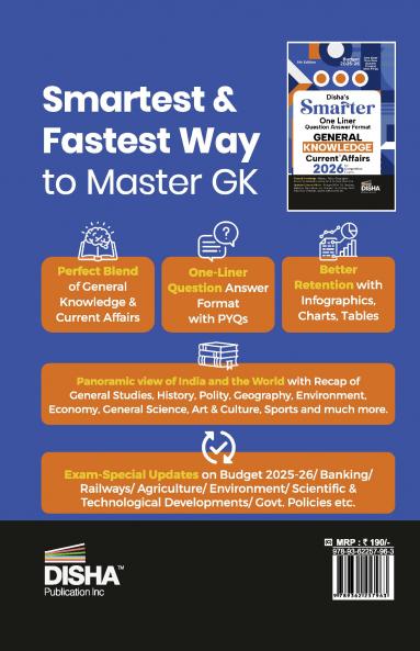 SMARTER GK & CA One Liner 2026 5th Edition-190