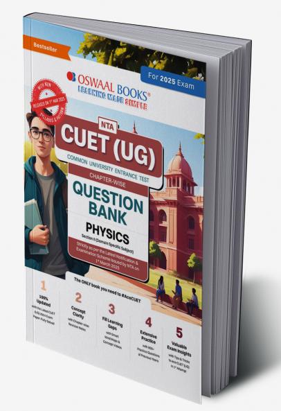 Oswaal NTA CUET (UG) Chapterwise Question Bank Physics (For 2025 Exam)