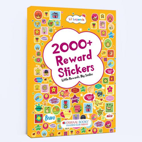 Oswaal 2000+ Reward Stickers | Perfectly Curated for Teachers and Parents | Designed to Motivate Children | Lil Legends
