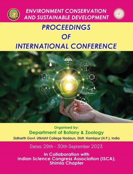 Environment Conservation and Sustainable Development - Proceedings of International Conference