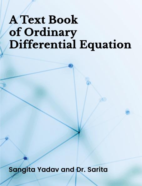 A Text Book of Ordinary Differential Equation